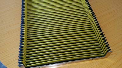 耐高温树脂板风琴防护罩(图1)